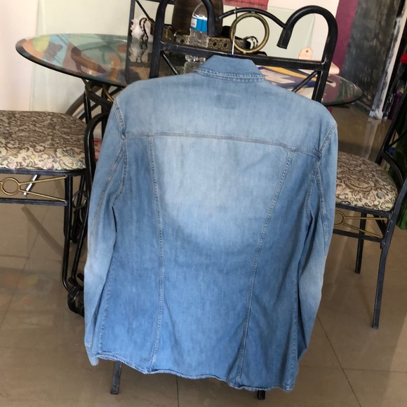 Versace Jeans Couture Blu Denim Shirt - Picture 5 of 5